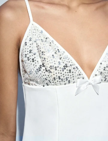 Rochie scurta SHEIN, alb