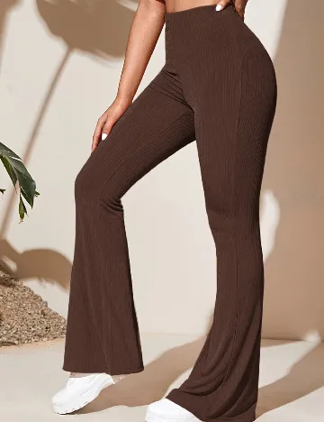 Pantaloni SHEIN, maro