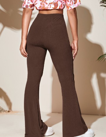 Pantaloni SHEIN, maro