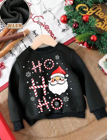 Bluza Shein Kids, negru