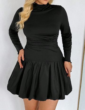 Rochie scurta SHEIN CURVE, negru