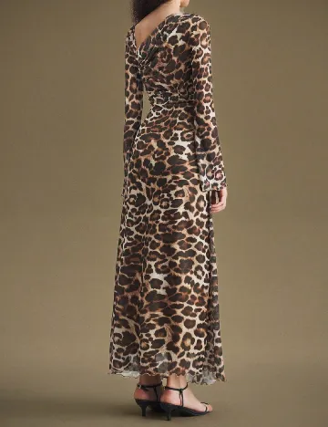 Rochie lunga SHEIN, animal print