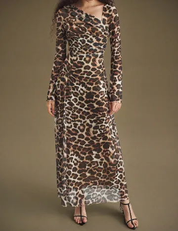 Rochie lunga SHEIN, animal print