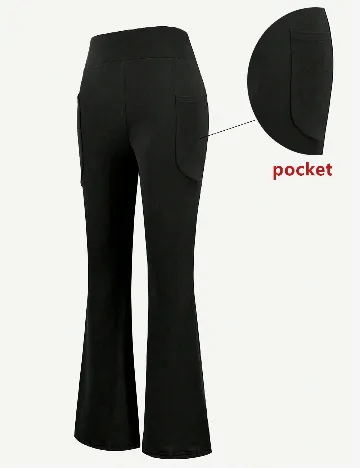 Pantaloni Shein Kids, negru