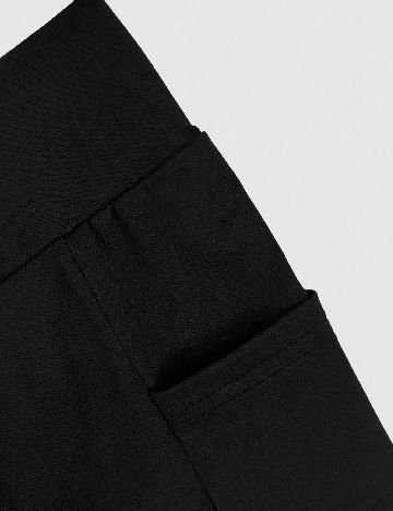 Pantaloni Shein Kids, negru