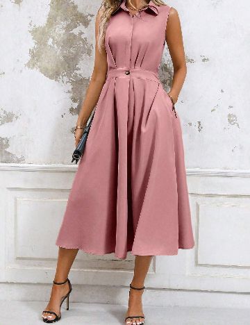 Rochie medie SHEIN, roz