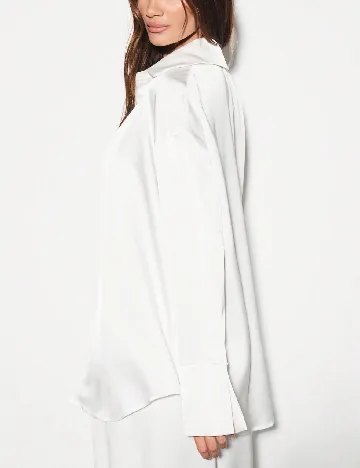 Camasa Oversize KIZN, alb