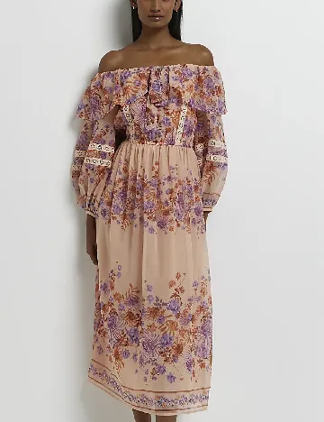 Rochie lunga River Island, mix culori