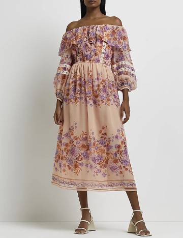 Rochie lunga River Island, mix culori