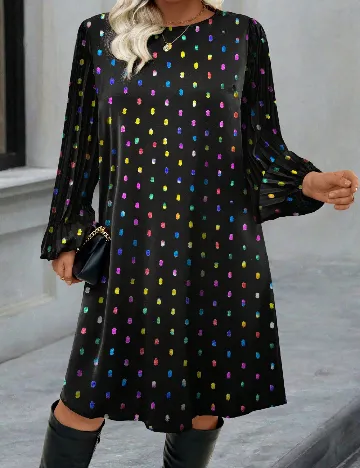 Rochie scurta SHEIN CURVE, negru