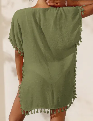 Rochie de plaja SHEIN, verde