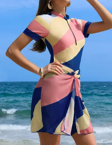 Costum de baie SHEIN, mix culori