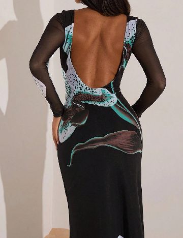 Rochie lunga SHEIN, negru