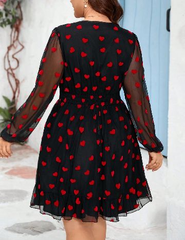 Rochie scurta SHEIN CURVE, negru