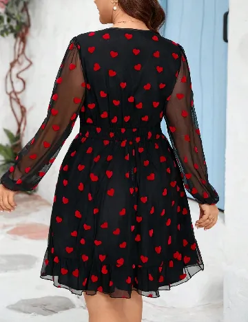 Rochie scurta SHEIN CURVE, negru