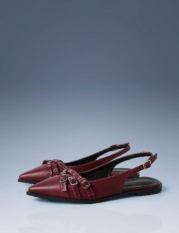 Pantofi Cuccoo, visiniu