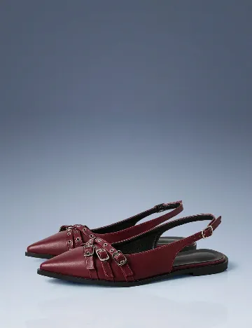 Pantofi Cuccoo, visiniu