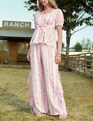 Pantaloni Romwe, mix culori