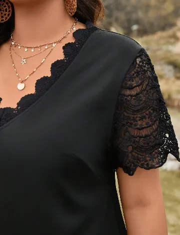 Rochie scurta SHEIN CURVE, negru