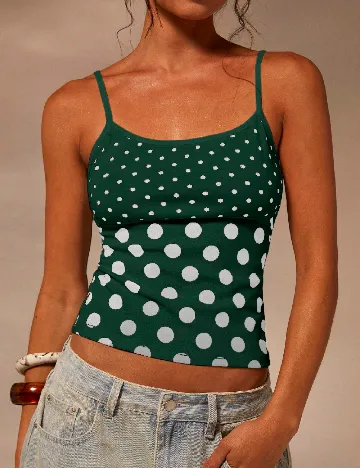 Top SHEIN, verde