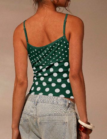 Top SHEIN, verde