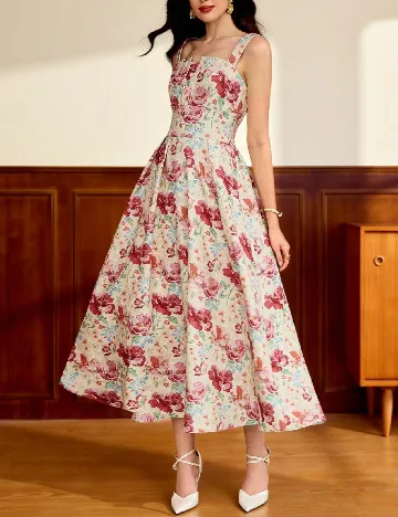 Rochie medie SHEIN, floral print