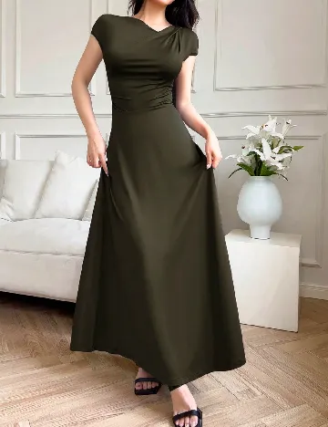 Rochie lunga SHEIN, verde