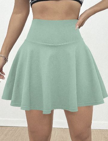 Fusta pantalon SHEIN, verde