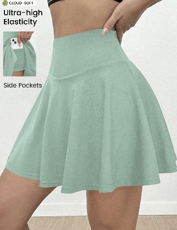 Fusta pantalon SHEIN, verde