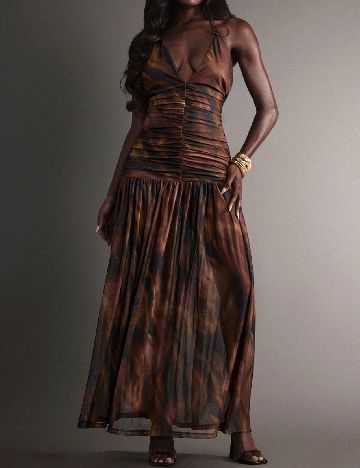 Rochie medie SHEIN, maro