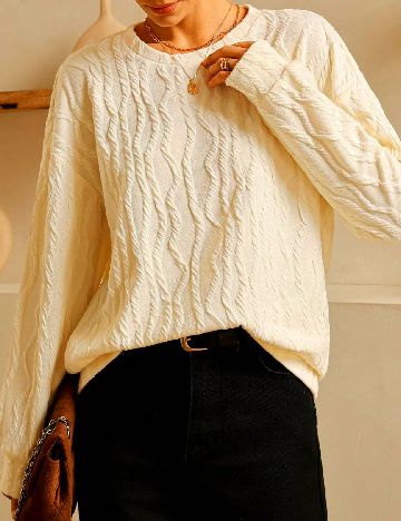 Bluza SHEIN, galben deschis