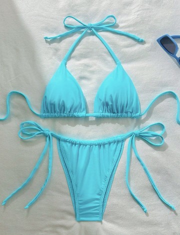 Costum de baie SHEIN, albastru