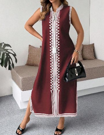 Rochie medie SHEIN CURVE, rosu