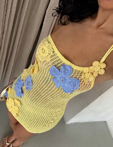 Rochie de plaja SHEIN, galben