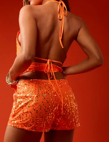 Pantaloni scurti Missguided, portocaliu
