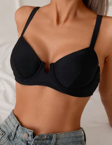 Sutien de baie SHEIN, negru