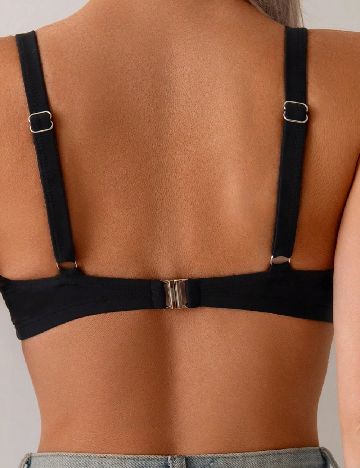 Sutien de baie SHEIN, negru