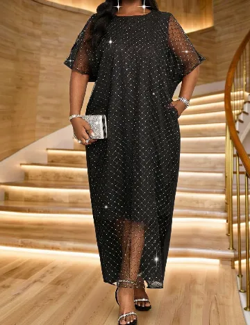 Rochie lunga SHEIN CURVE, negru