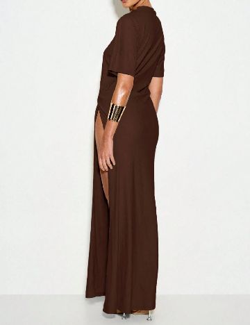 Rochie medie SHEIN, maro