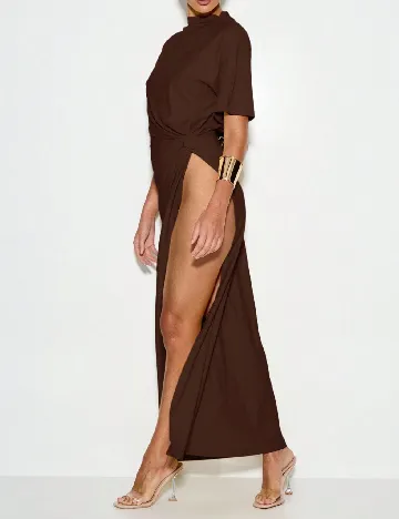 Rochie medie SHEIN, maro