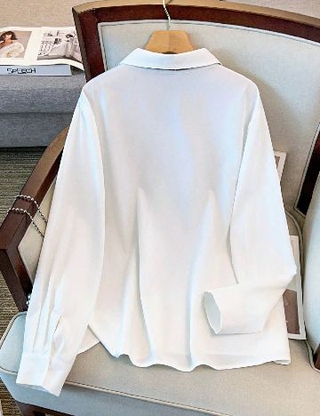 Camasa SHEIN CURVE, alb