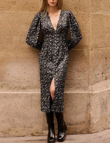 Rochie medie SHEIN, floral print