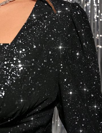 Bluza SHEIN CURVE, negru