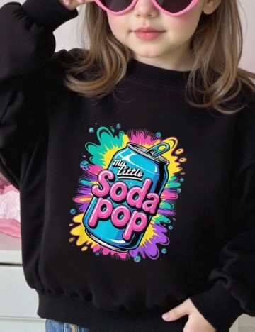 Bluza Shein Kids, negru