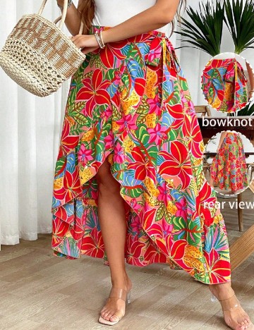 Fusta SHEIN CURVE, mix culori