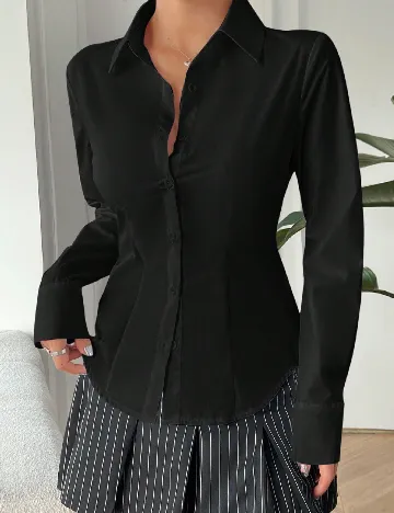 Camasa SHEIN CURVE, negru