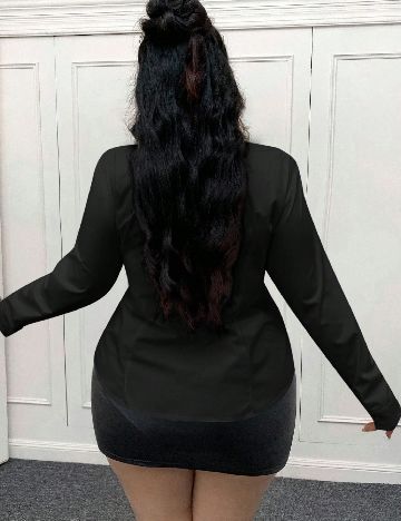 Camasa SHEIN CURVE, negru