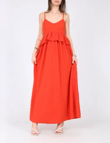 Rochie lunga River Island, portocaliu