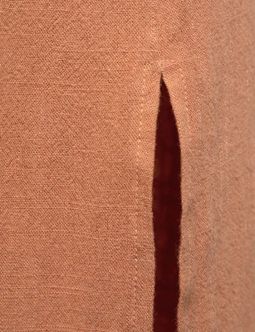 Rochie lunga SHEIN, bej/portocaliu