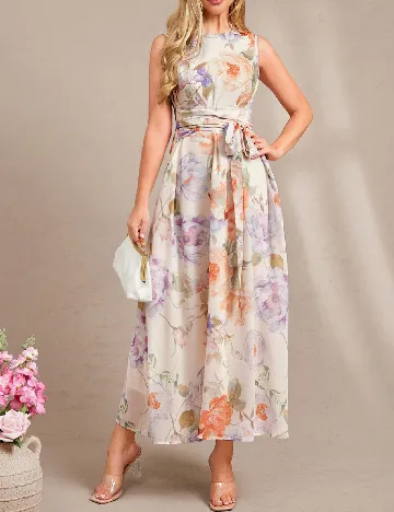 Rochie lunga SHEIN, floral print